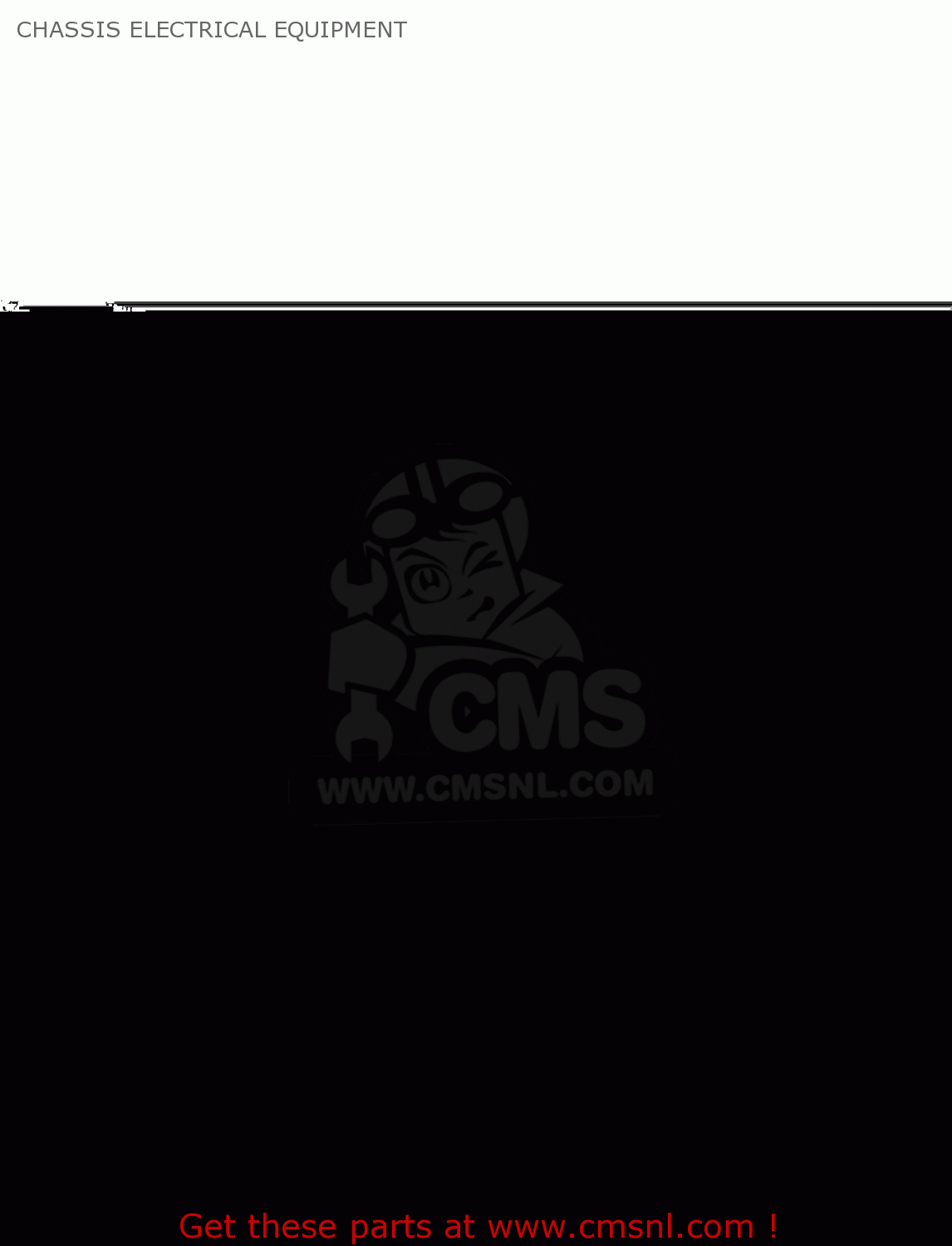 CHASSIS ELECTRICAL EQUIPMENT KLX300B1 KLX300R 1997 EUROPE FR