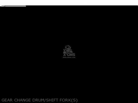 GEAR CHANGE DRUM/SHIFT FORK(S) - KLX300B1 KLX300R 1997 EUROPE FR