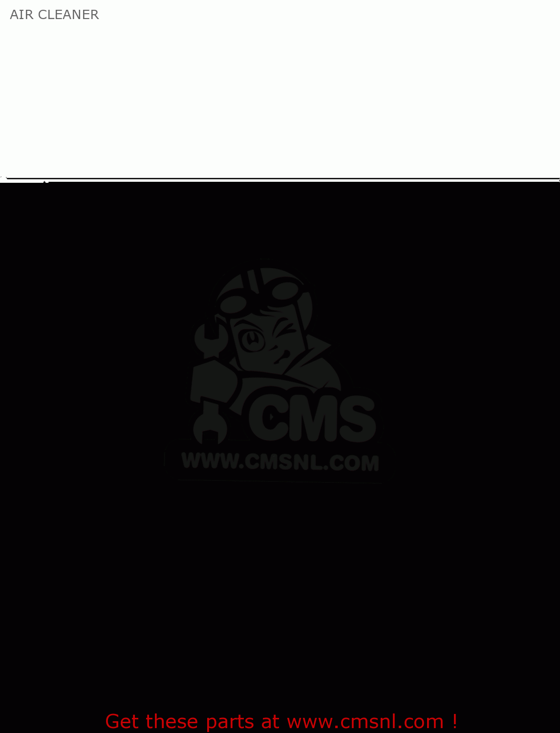 AIR CLEANER KLX300B2 KLX300R 1998 EUROPE