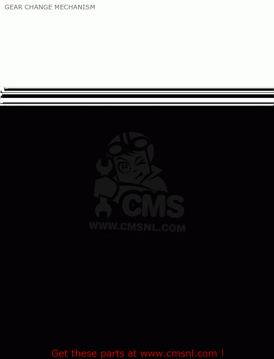 GEAR CHANGE MECHANISM KLX300B2 KLX300R 1998 EUROPE