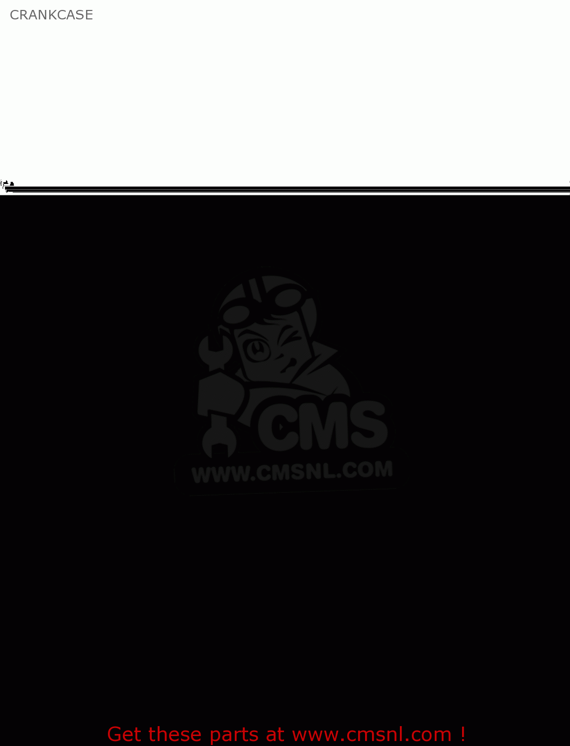 CRANKCASE KLX300B2 KLX300R 1998 EUROPE