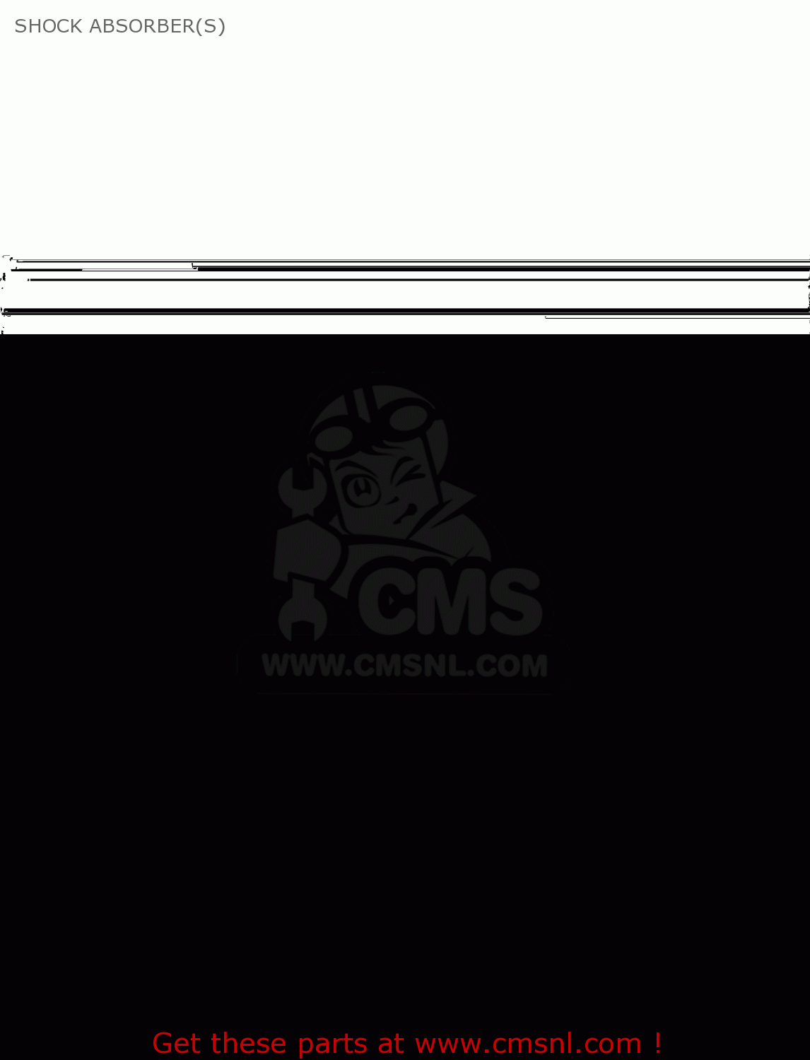 SHOCK ABSORBER(S) KLX300B2 KLX300R 1998 EUROPE