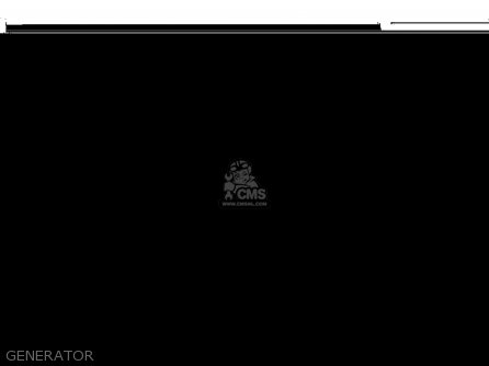 GENERATOR - KLX300B2 KLX300R 1998 EUROPE