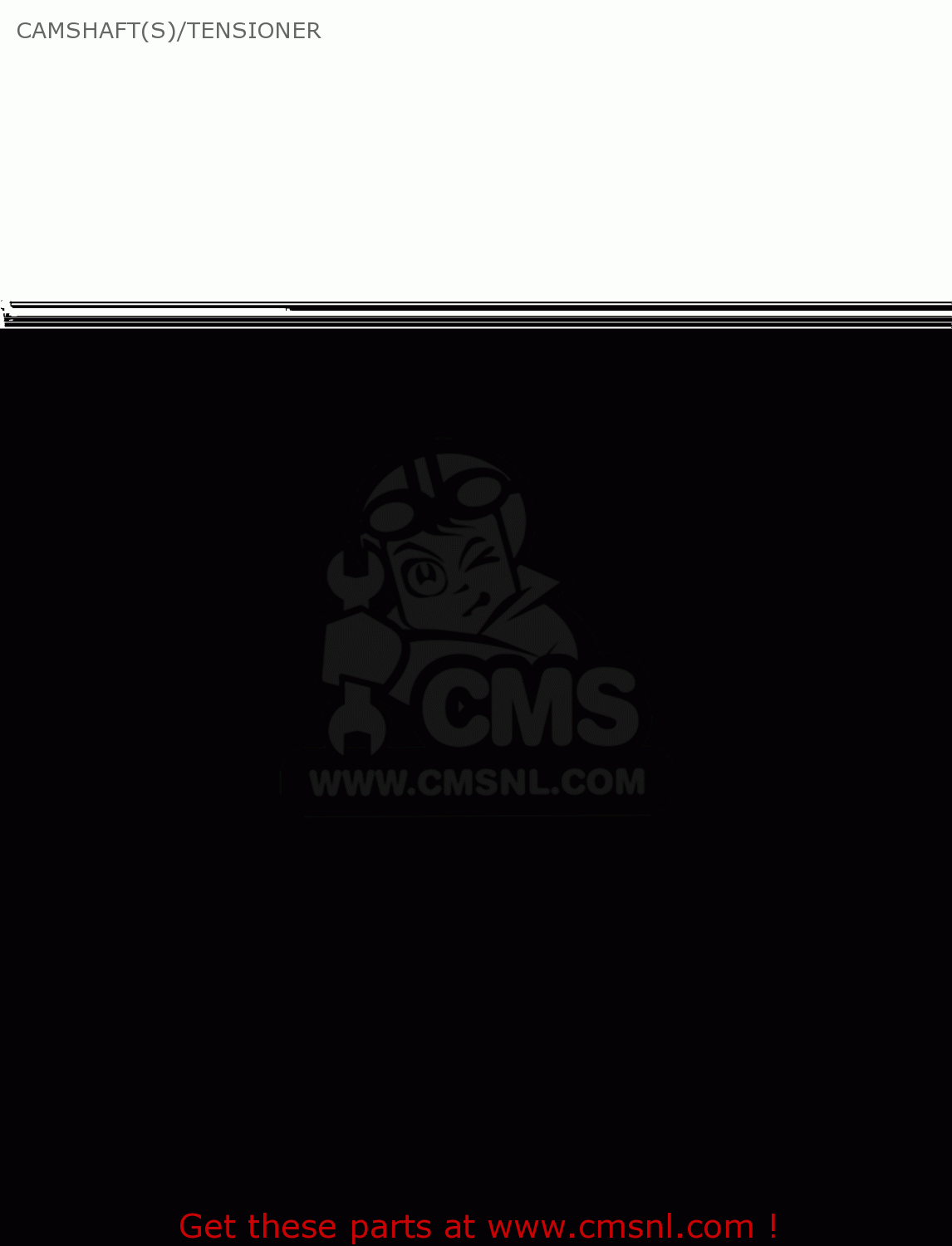 CAMSHAFT(S)/TENSIONER KLX300B3 KLX300R 1999 EUROPE