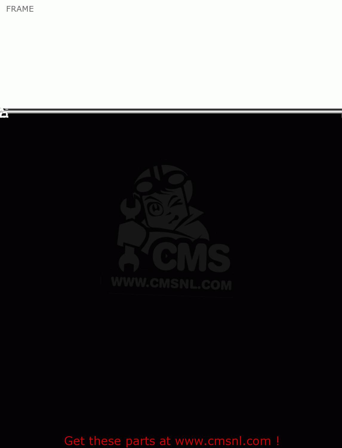 FRAME KLX300B3 KLX300R 1999 EUROPE