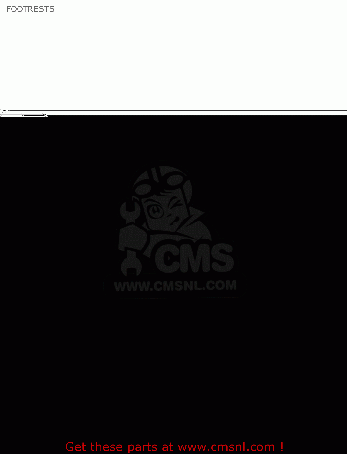 FOOTRESTS KLX300B3 KLX300R 1999 EUROPE