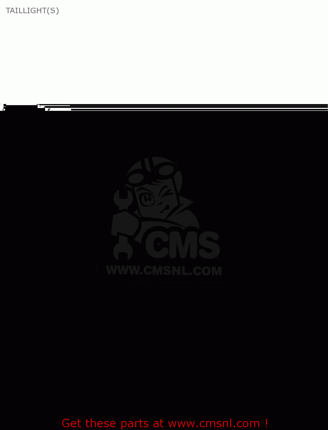 TAILLIGHT(S) KLX300B3 KLX300R 1999 EUROPE