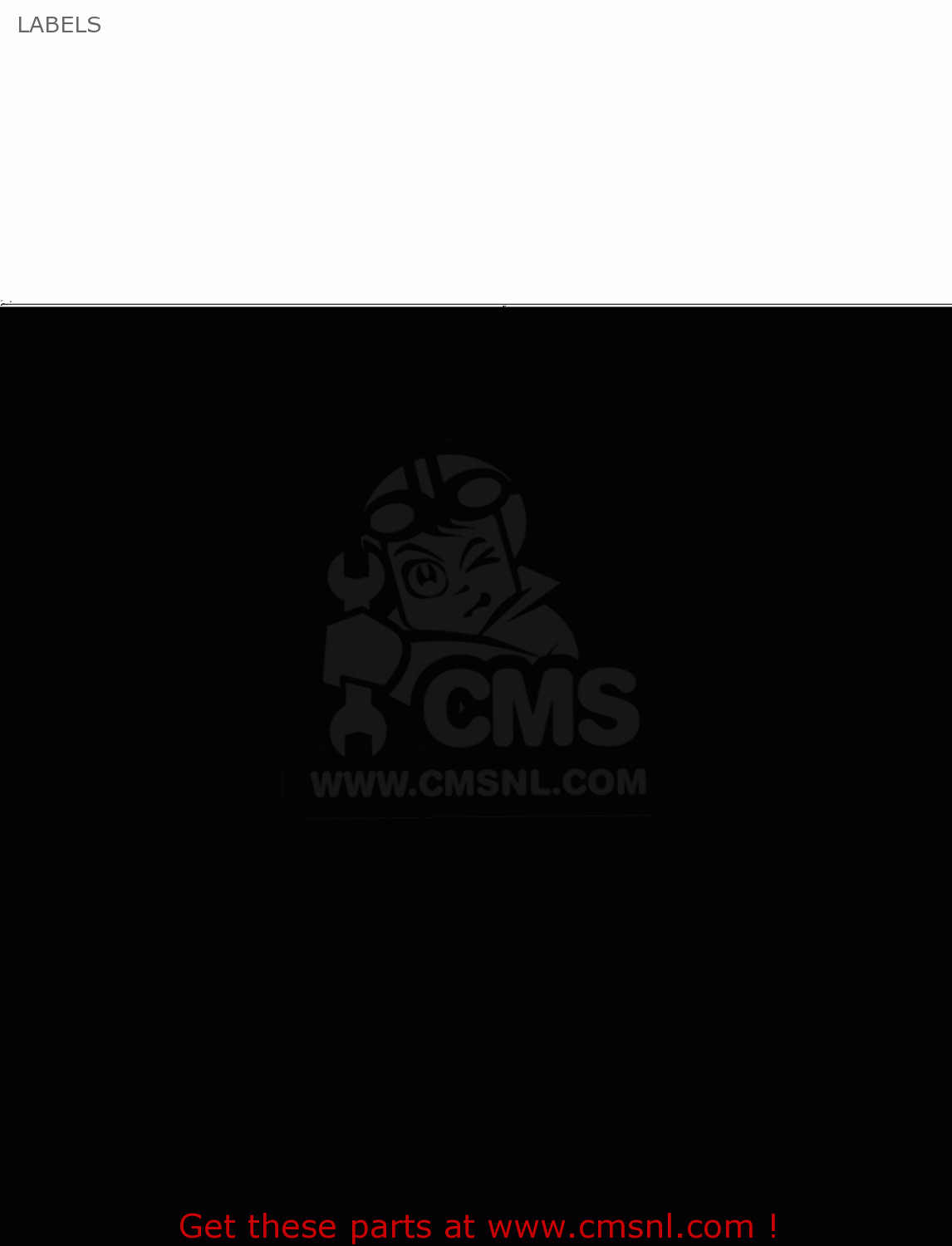 LABELS KLX300B3 KLX300R 1999 EUROPE