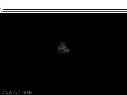 CYLINDER HEAD - KLX300B3 KLX300R 1999 EUROPE