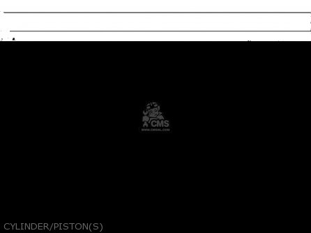 CYLINDER/PISTON(S) - KLX300B3 KLX300R 1999 EUROPE