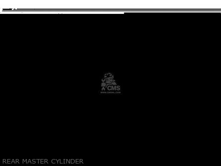 REAR MASTER CYLINDER - KLX300B3 KLX300R 1999 EUROPE