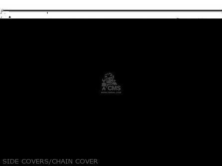 SIDE COVERS/CHAIN COVER - KLX300B3 KLX300R 1999 EUROPE
