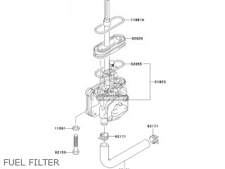FUEL FILTER - KLX400A1 KLX400SR 2003 USA CALIFORNIA
