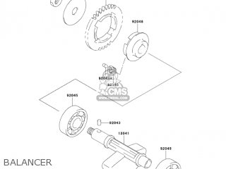 BALANCER - KLX400A1 KLX400SR 2003 USA CALIFORNIA