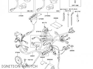 IGNITION SWITCH - KLX400A1 KLX400SR 2003 USA CALIFORNIA