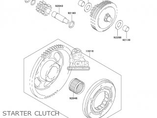STARTER CLUTCH - KLX400A1 KLX400SR 2003 USA CALIFORNIA