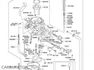 CARBURETOR - KLX400A2 2004 USA CALIFORNIA CANADA