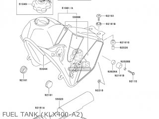 FUEL TANK (KLX400-A2) - KLX400A2 2004 USA CALIFORNIA CANADA