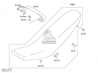 SEAT - KLX400A2 2004 USA CALIFORNIA CANADA