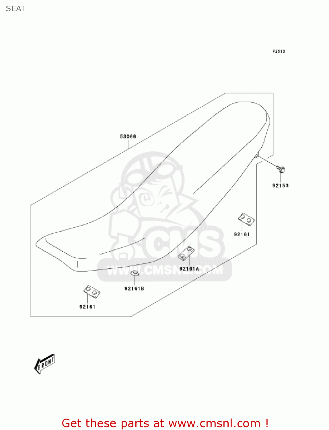 SEAT KLX400B1 KLX400R 2003 USA CANADA