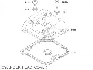 CYLINDER HEAD COVER - KLX400B1 KLX400R 2003 USA CANADA