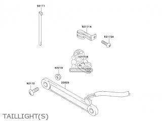 TAILLIGHT(S) - KLX400B1 KLX400R 2003 USA CANADA