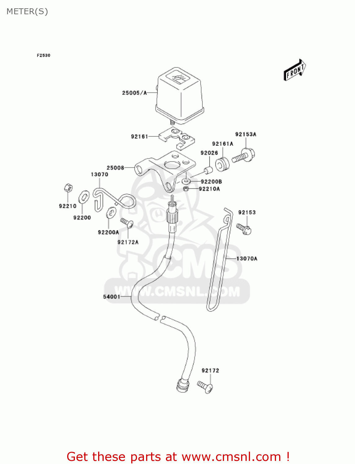 METER(S) KLX400B2 2004 USA CALIFORNIA CANADA
