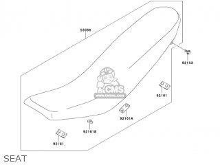 SEAT - KLX400B2 2004 USA CALIFORNIA CANADA