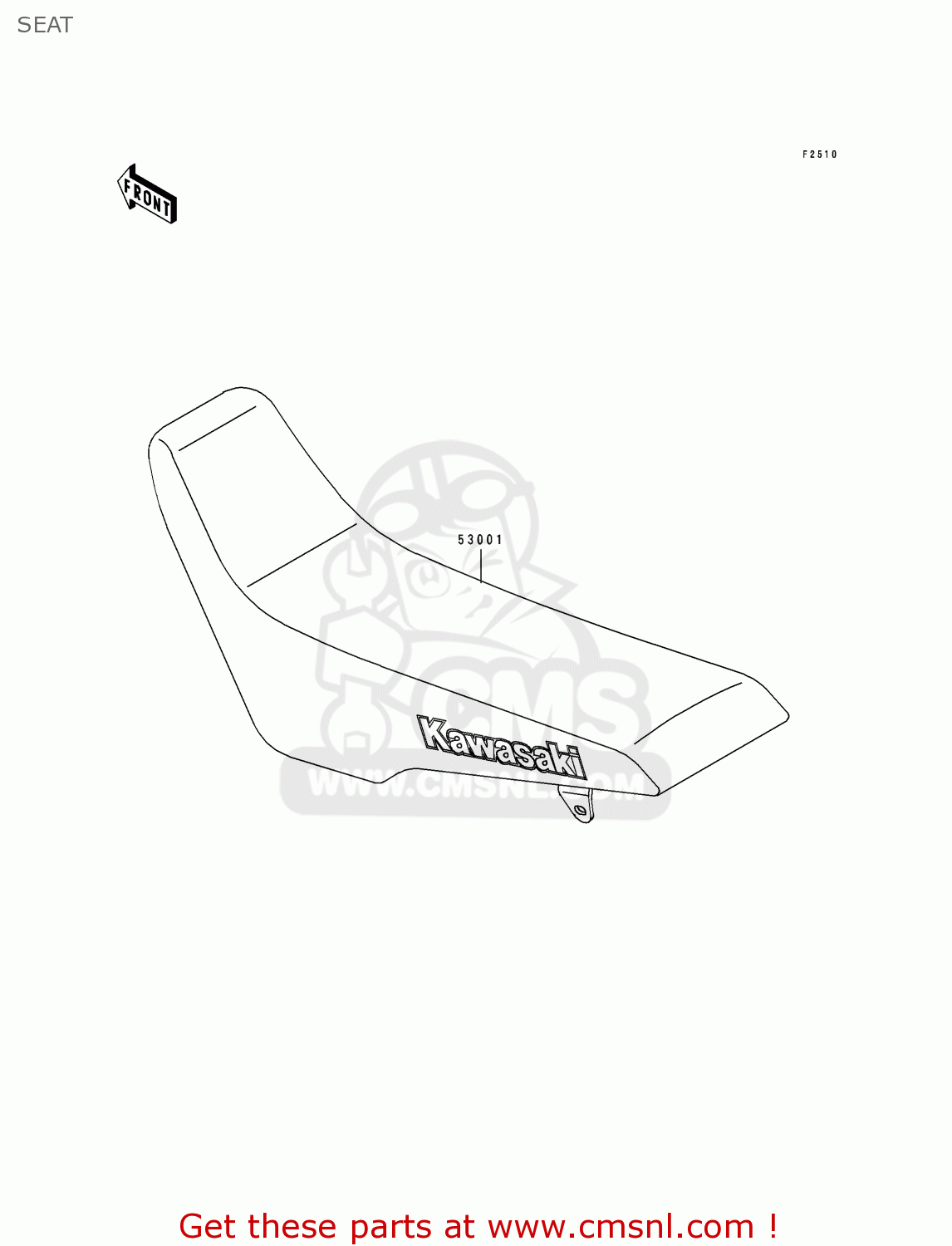 SEAT KLX650A1 KLX650R 1993 EUROPE