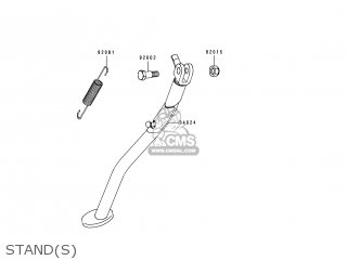 STAND(S) - KLX650A1 KLX650R 1993 EUROPE