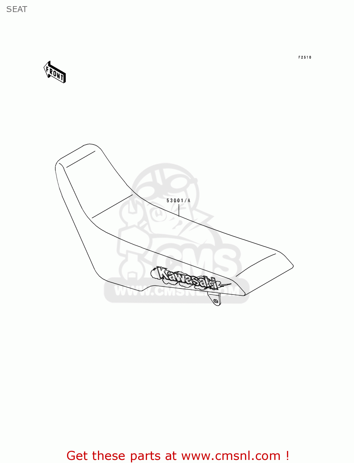 SEAT KLX650A2 1994 USA CALIFORNIA CANADA