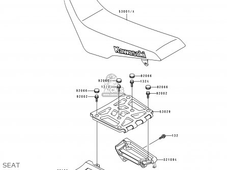 SEAT - KLX650C1 1993 USA CALIFORNIA