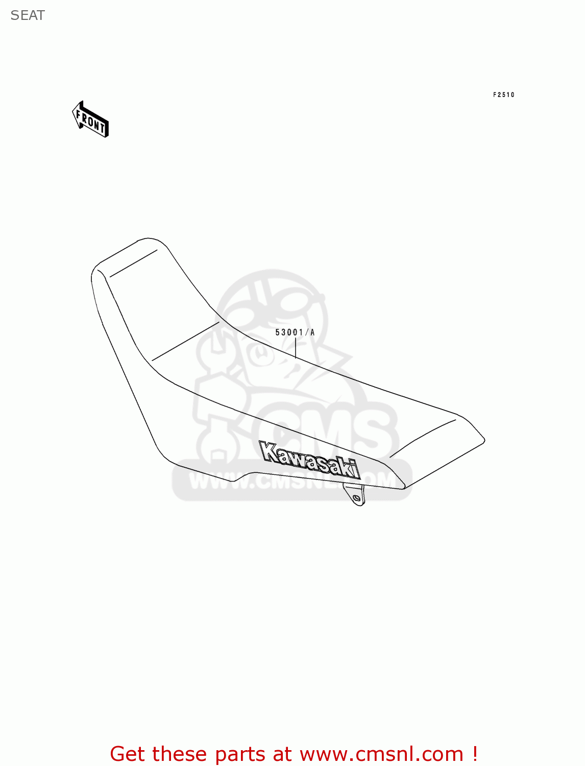 SEAT KLX650D1 KLX650R 1996 EUROPE FRANCE