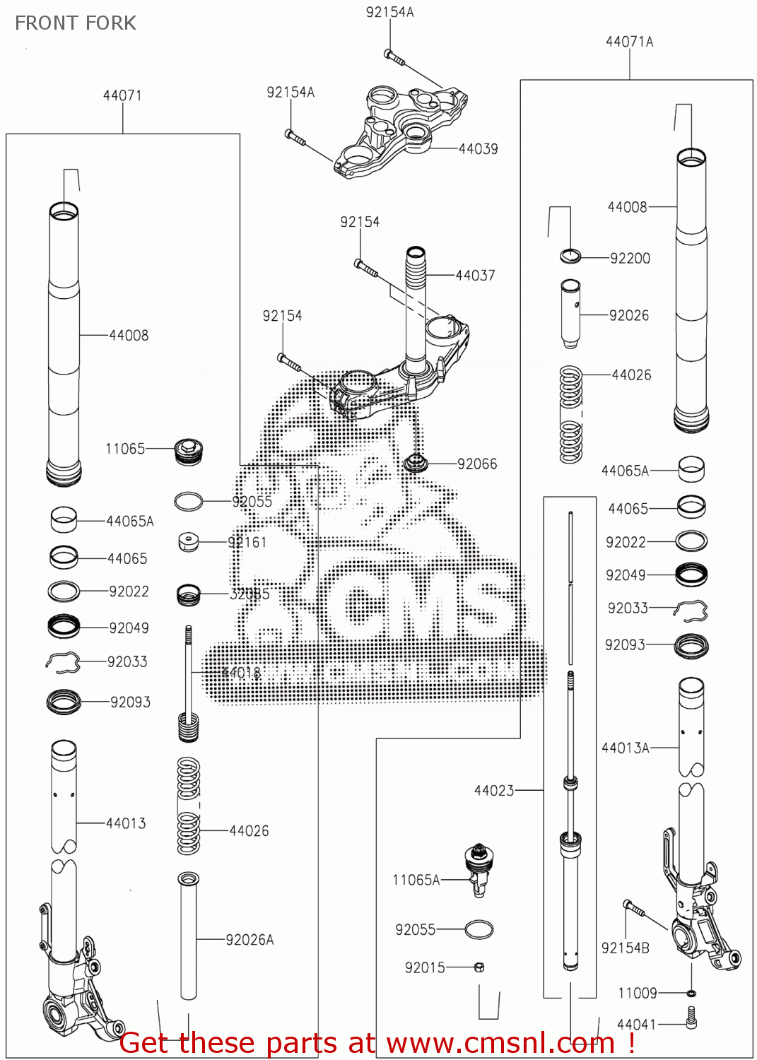 Kawasaki KLZ1000CKF VERSYS 1000 2019 EUROPE,MIDDLE EAST,AFRICA FRONT