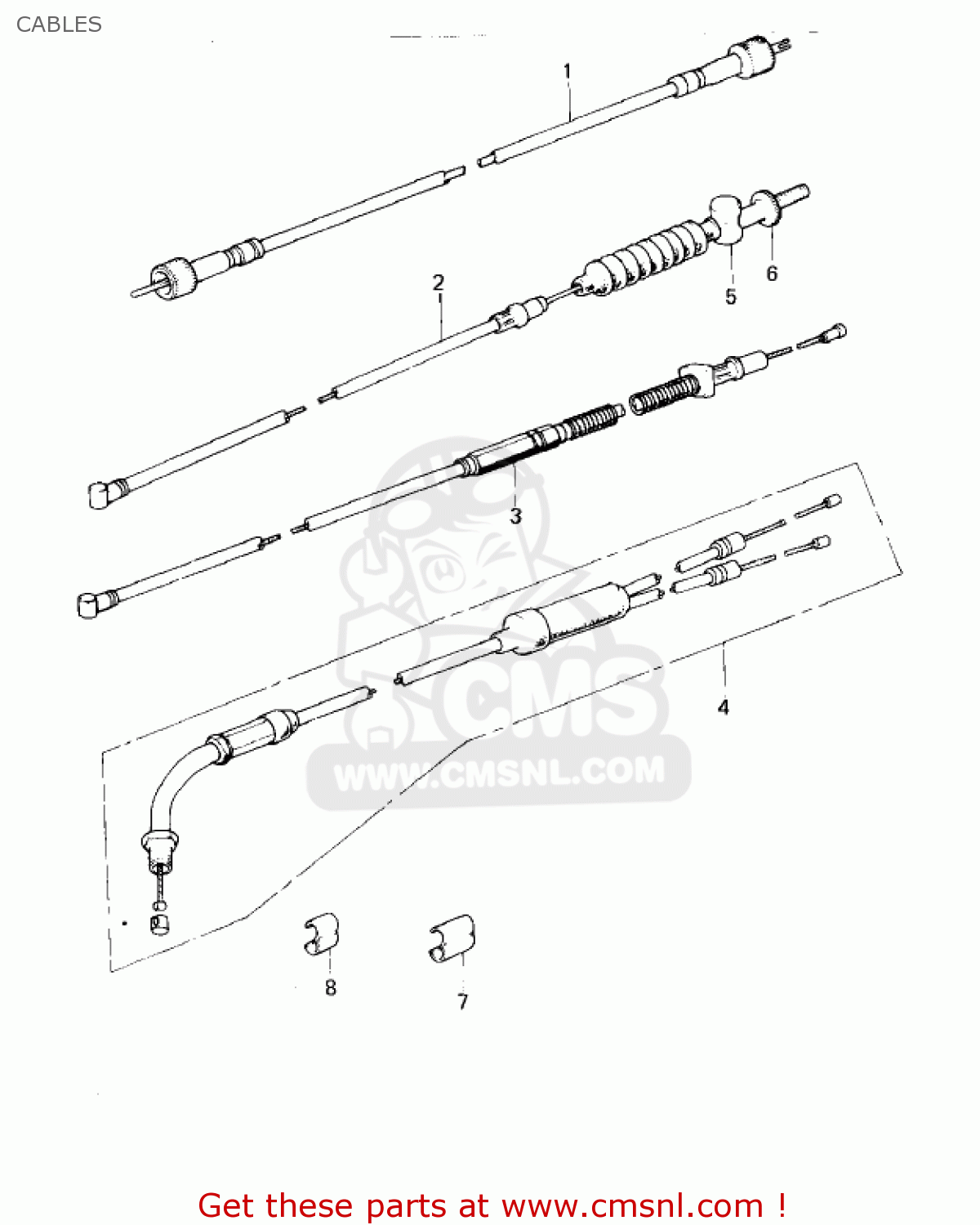 CABLES KM100-A3A 1978 USA CANADA / MPH KPH