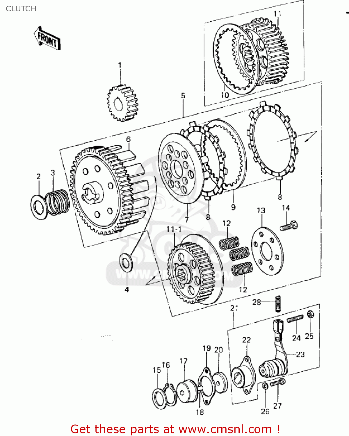 CLUTCH KM100-A4 1979 USA CANADA / MPH KPH