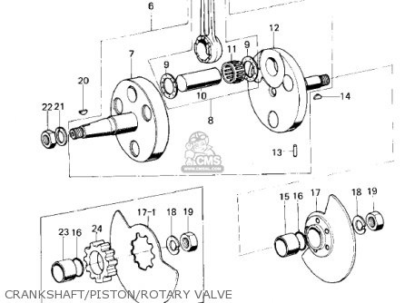 Kawasaki KM100-A4 1979 USA CANADA / MPH KPH parts lists and schematics