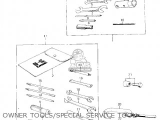 OWNER TOOLS/SPECIAL SERVICE TOOL - KM100-A6 KM100 1980 USA CANADA / MPH KPH