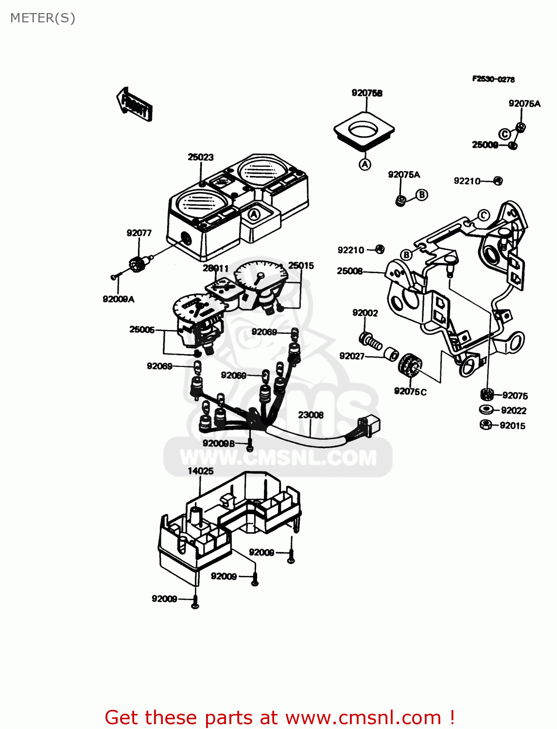 METER(S) KMX125-A11 1998 EUROPE GR