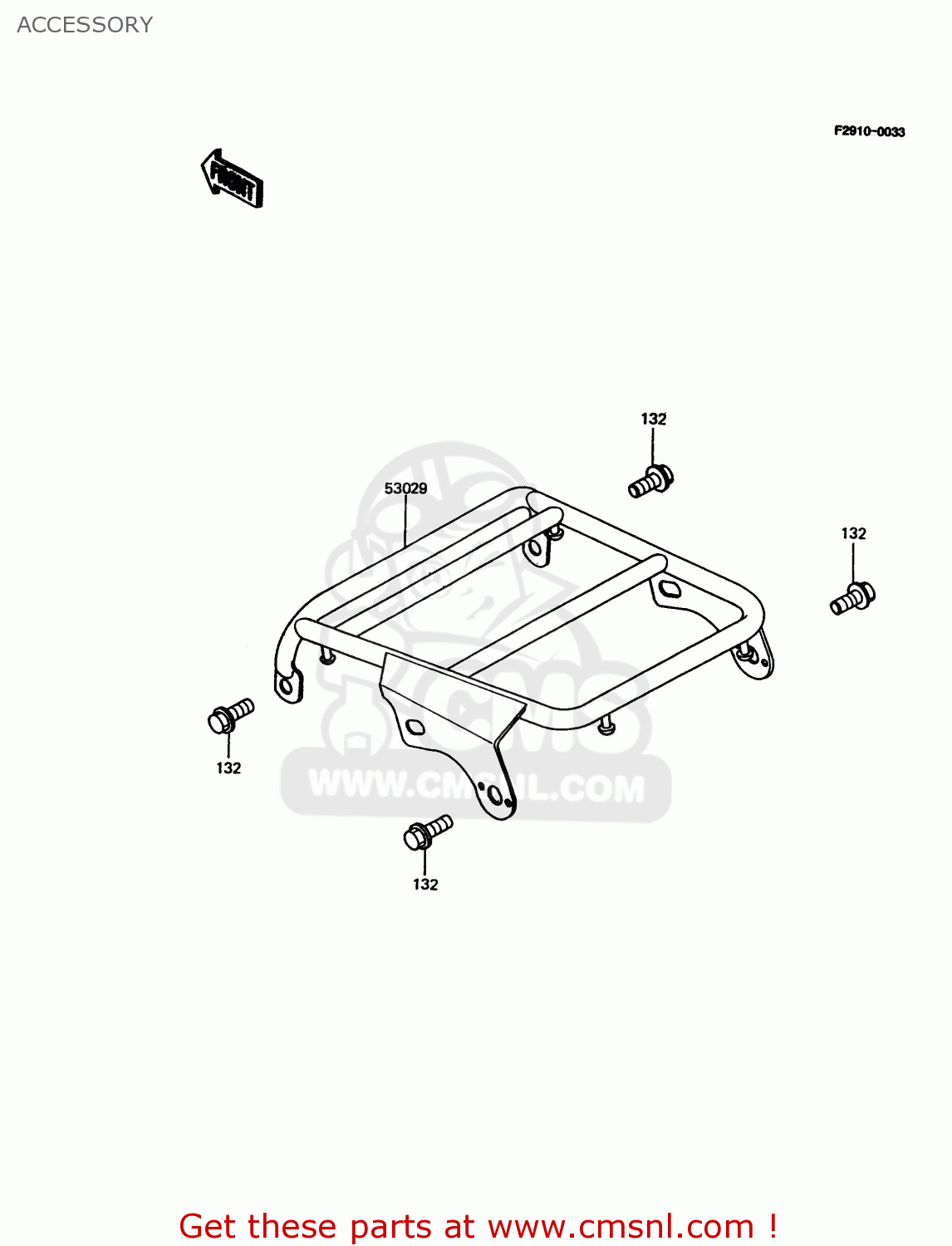 ACCESSORY KMX125-A11 1998 EUROPE GR
