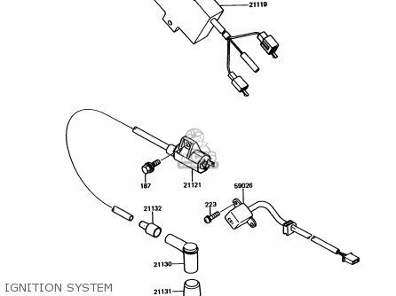 IGNITION SYSTEM - KMX125-A11 1998 EUROPE GR