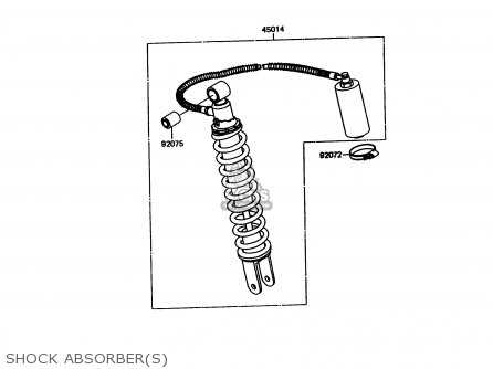 SHOCK ABSORBER(S) - KMX125-A11 1998 EUROPE GR