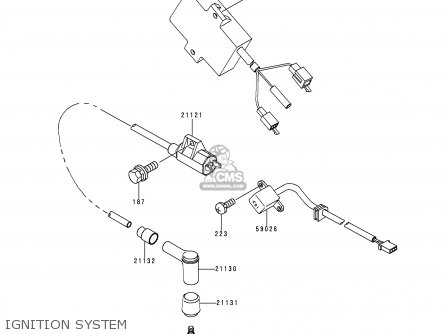 IGNITION SYSTEM - KMX125-A12 1999 MEXICO