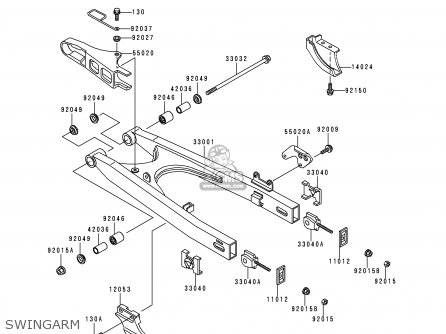 SWINGARM - KMX125-A12 1999 MEXICO