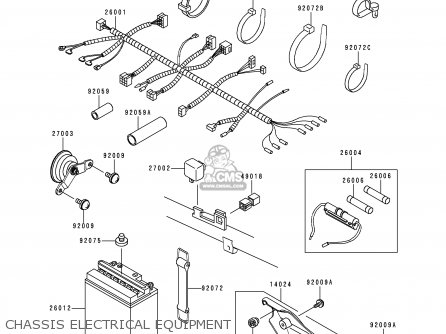 CHASSIS ELECTRICAL EQUIPMENT - KMX125-A12 1999 MEXICO