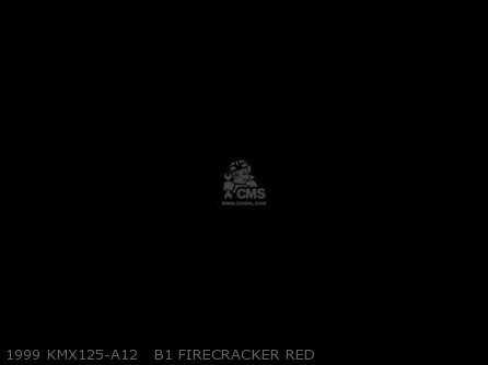 1999 KMX125-A12   B1 FIRECRACKER RED - KMX125-A12 1999 MEXICO