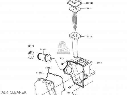 AIR CLEANER - KMX125-A13 2000 MEXICO