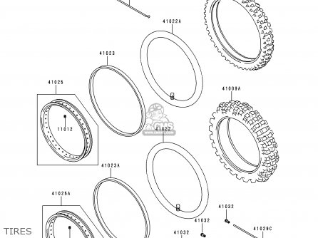 TIRES - KMX125-A13 2000 MEXICO