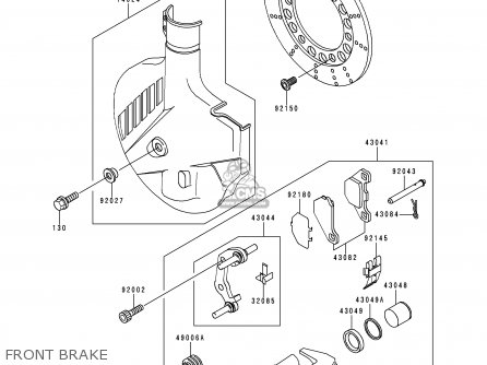 FRONT BRAKE - KMX125-A13 2000 MEXICO