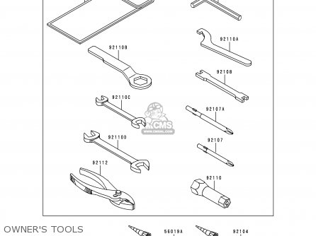 OWNER'S TOOLS - KMX125-A13 2000 MEXICO